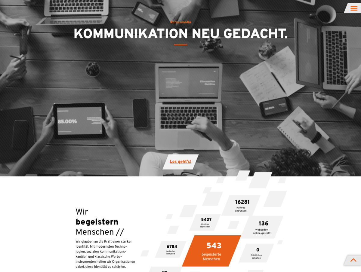 Unternehmens-Webseite