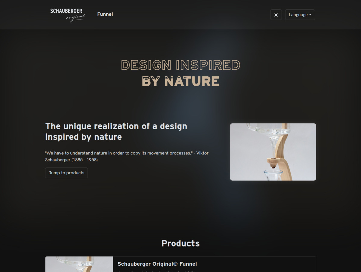 Einfacher Webshop